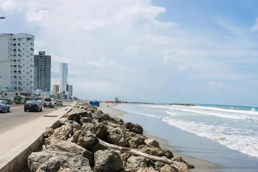 Apartamento Marbella - En Edificio Frente A La Playa Cerca Al Centro Historico Cartagena Colombia